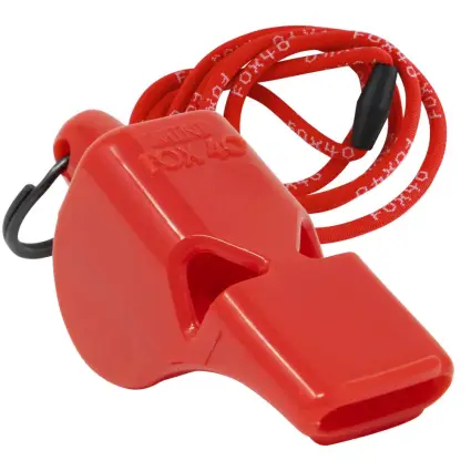 Fox 40 Mini съдийска свирка + Break-a-way връзка